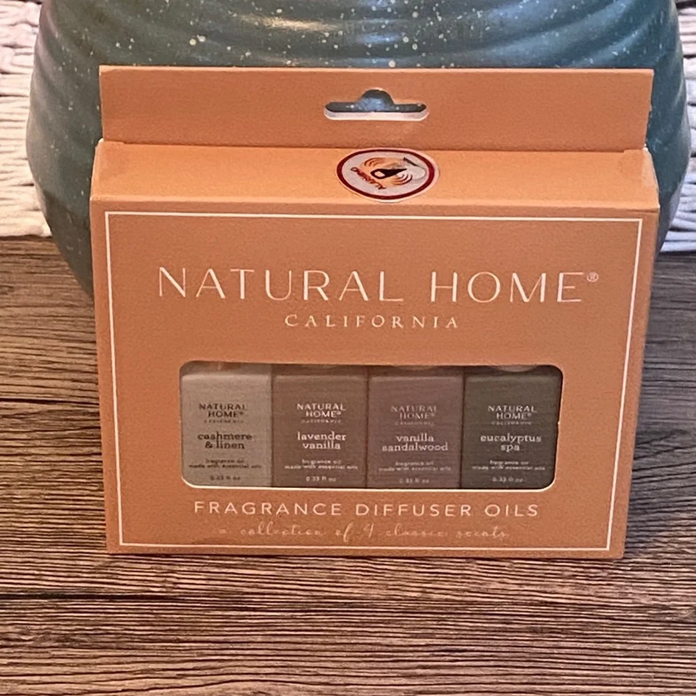 Natural Home California Fragrance Diffuser Oils 4 Pack
